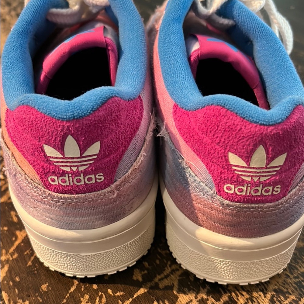 adidas Women's Sneakers - Pink and Blue - Picture 4 of 8